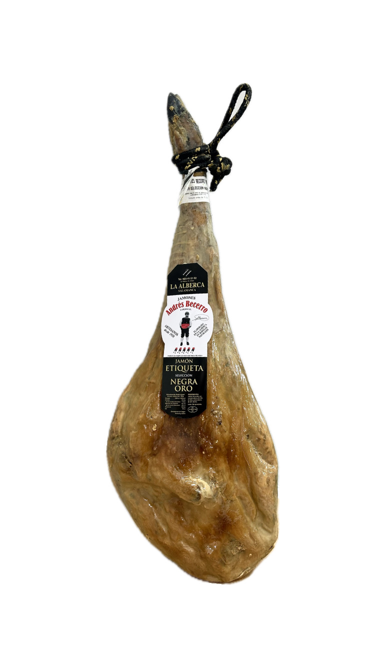 Oferta jamón etique negra oro